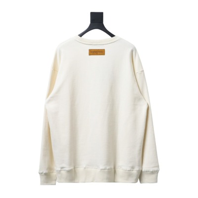  Louis Vuitton rabbit trendy shoes print round neck Hoodie 2 02