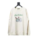  Louis Vuitton rabbit trendy shoes print round neck Hoodie 2
