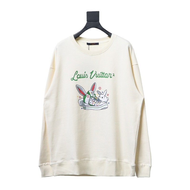  Louis Vuitton rabbit trendy shoes print round neck Hoodie 2