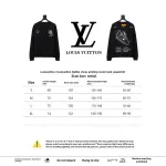  Louis Vuitton white and green checkerboard fleece round neck Hoodie