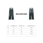 Balenciaga 23ss eroded mud-dyed distressed large damaged knife-cut Jeans