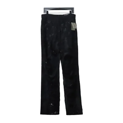 Balenciaga 23ss show mud-dyed knife-cut damaged Jeans 02