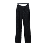 Balenciaga 23ss show mud-dyed knife-cut damaged Jeans