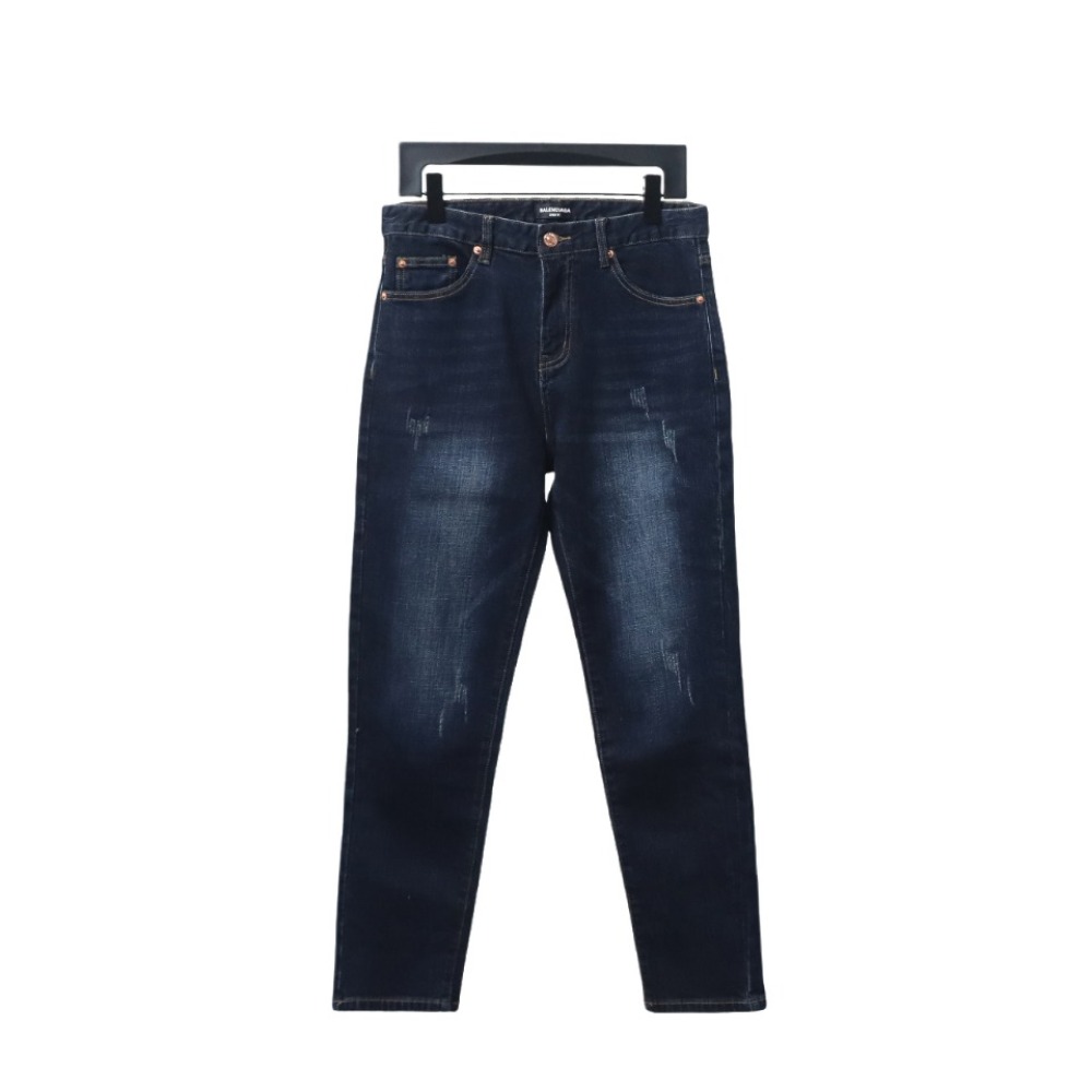  Balenciaga 3M embroidered logo Jeans