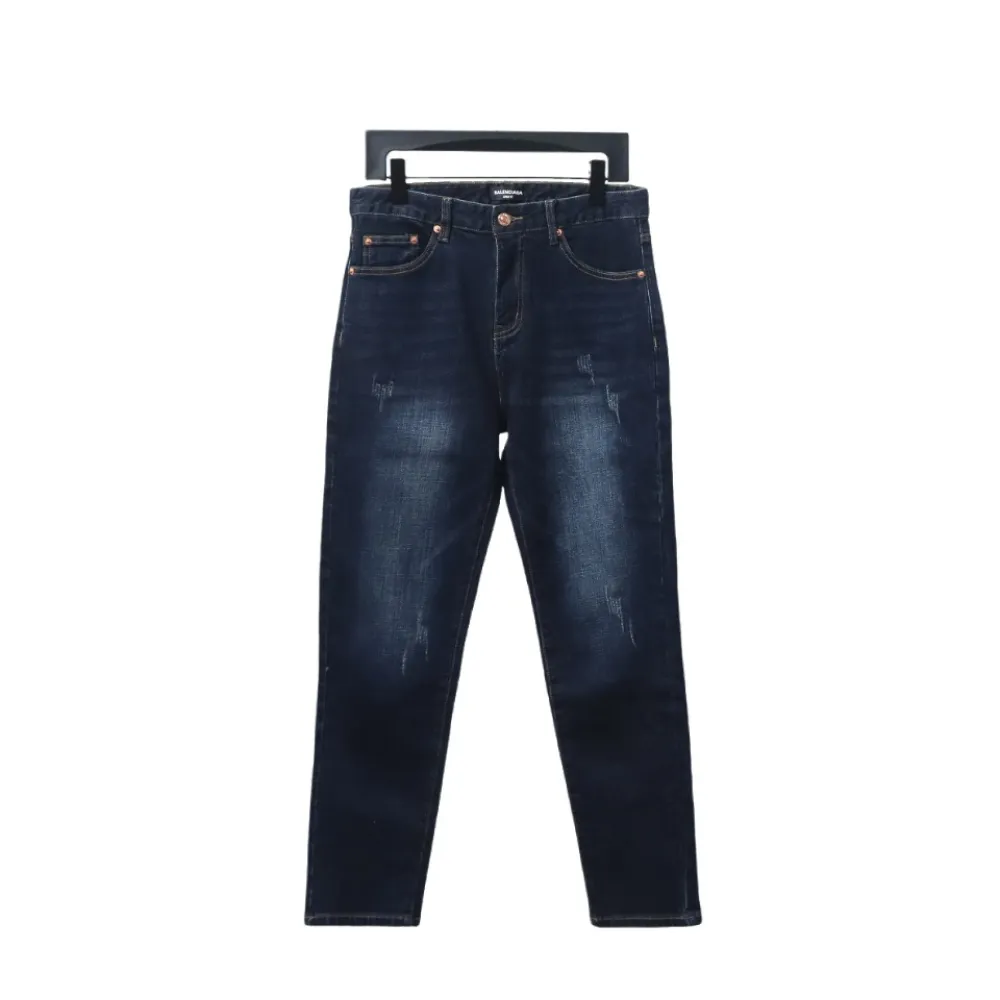 Ba*len*cia*ga 3m embroidered logo jeans