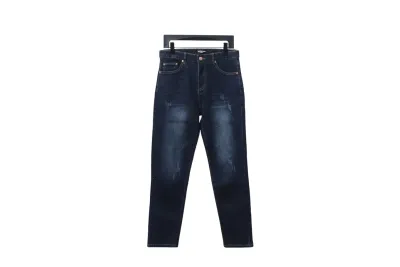 Balenciaga 3M embroidered logo Jeans 01