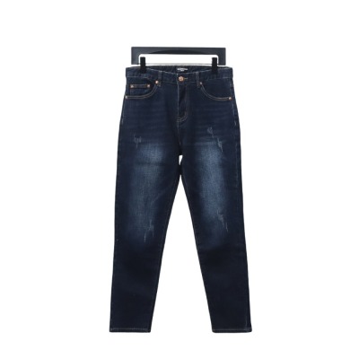  Balenciaga 3M embroidered logo Jeans 01
