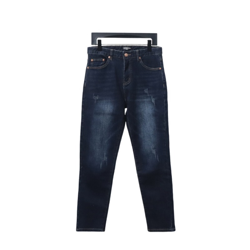  Balenciaga 3M embroidered logo Jeans