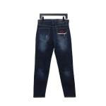 Balenciaga 3M embroidered logo Jeans