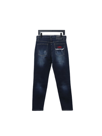 Balenciaga 3M embroidered logo Jeans 02