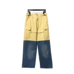 Balenciaga BLCG 24FW patchwork wide-leg distressed Jeans