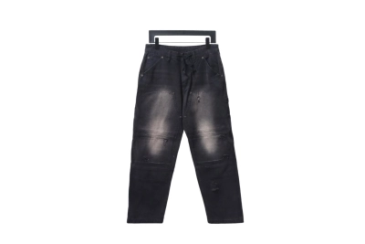 Balenciaga BLCG 24ss pocket worn holes distressed patchwork denim Jeans 01