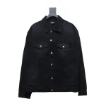 Balenciaga BLCG back double BB print denim jacket