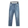 Balenciaga bullet screen back waist logo collection print stretch slim Jeans
