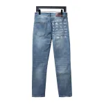  Balenciaga bullet screen back waist logo collection print stretch slim Jeans