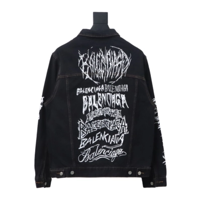 Balenciaga catwalk limited edition dragon year denim jacket 02