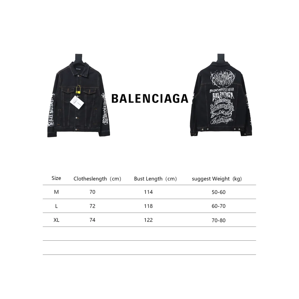 Balenciaga catwalk limited edition dragon year denim jacket
