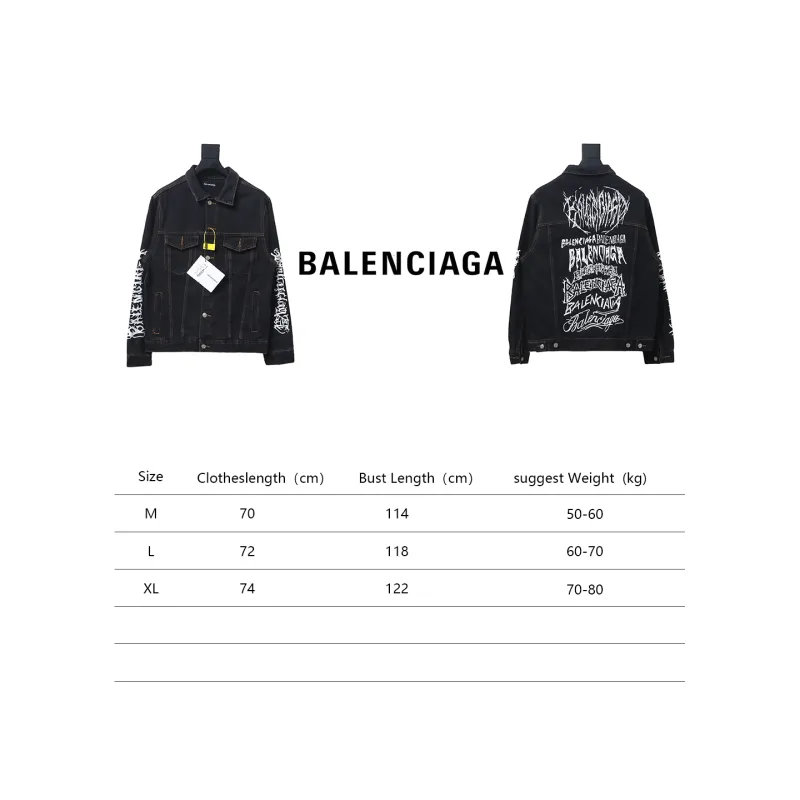 Balenciaga catwalk limited edition dragon year denim jacket