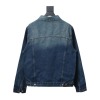 Balenciaga chest embroidered denim jacket jacket 1