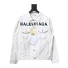 Balenciaga chest embroidered denim jacket jacket 2