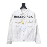  Balenciaga chest embroidered denim jacket jacket 2