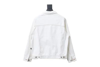 Balenciaga chest embroidered denim jacket jacket 2 02