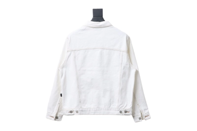 Balenciaga chest embroidered denim jacket jacket 2 02