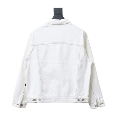 Balenciaga chest embroidered denim jacket jacket 2 02