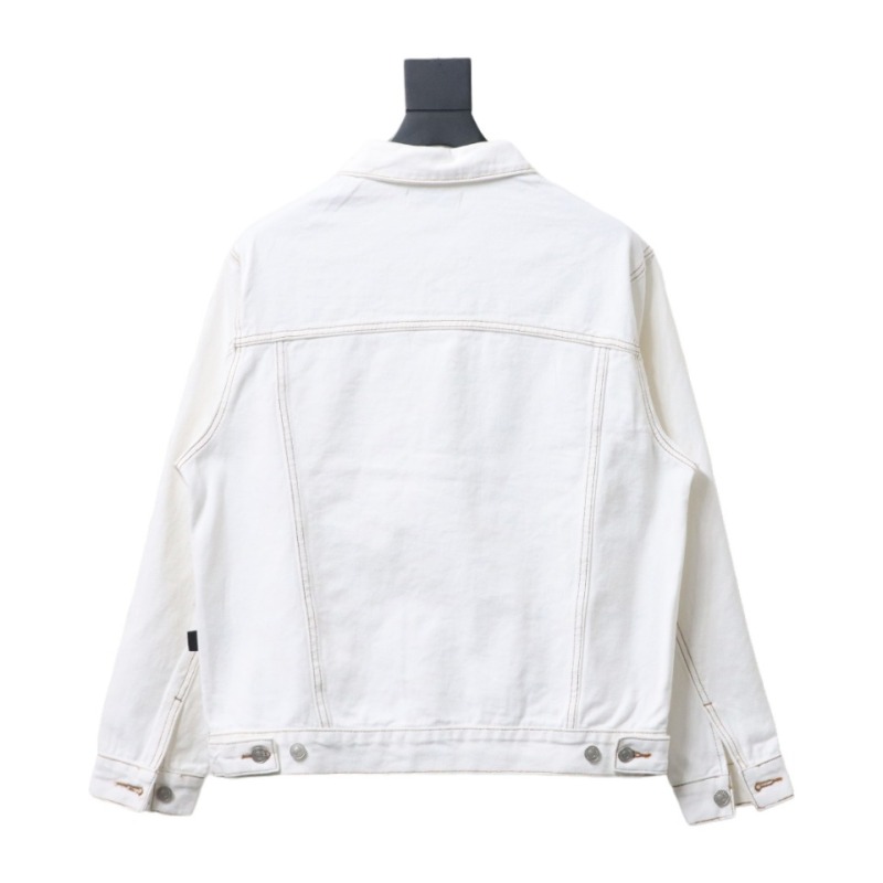  Balenciaga chest embroidered denim jacket jacket 2