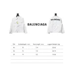 Balenciaga classic back letter denim jacket