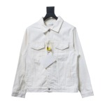  Balenciaga classic back letter denim jacket