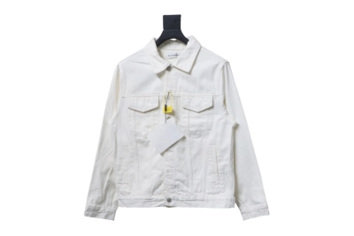 Balenciaga classic back letter denim jacket 01