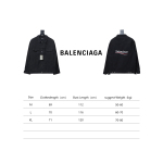  Balenciaga classic embroidered cola denim jacket