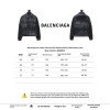 Balenciaga distressed ripped lightning denim jacket