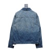 Balenciaga laser full print denim jacket