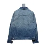 Balenciaga laser full print denim jacket