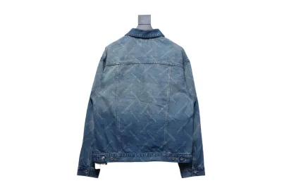 Balenciaga laser full print denim jacket 02