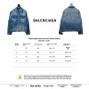 Balenciaga laser full print denim jacket