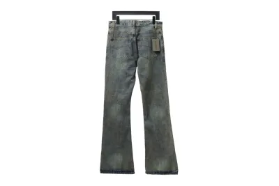Balenciaga LOOK BOOK blue washed orange flared Jeans 02