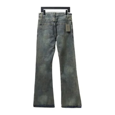 Balenciaga LOOK BOOK blue washed orange flared Jeans 02