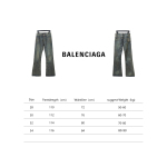 Balenciaga LOOK BOOK blue washed orange flared Jeans