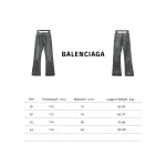Balenciaga LOOK BOOK blue washed orange flared Jeans