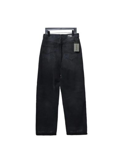 Balenciaga Washed black loose wide-leg Jeans 02