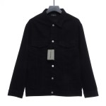  Balenciage back hot-drilled letter denim long-sleeved jacket