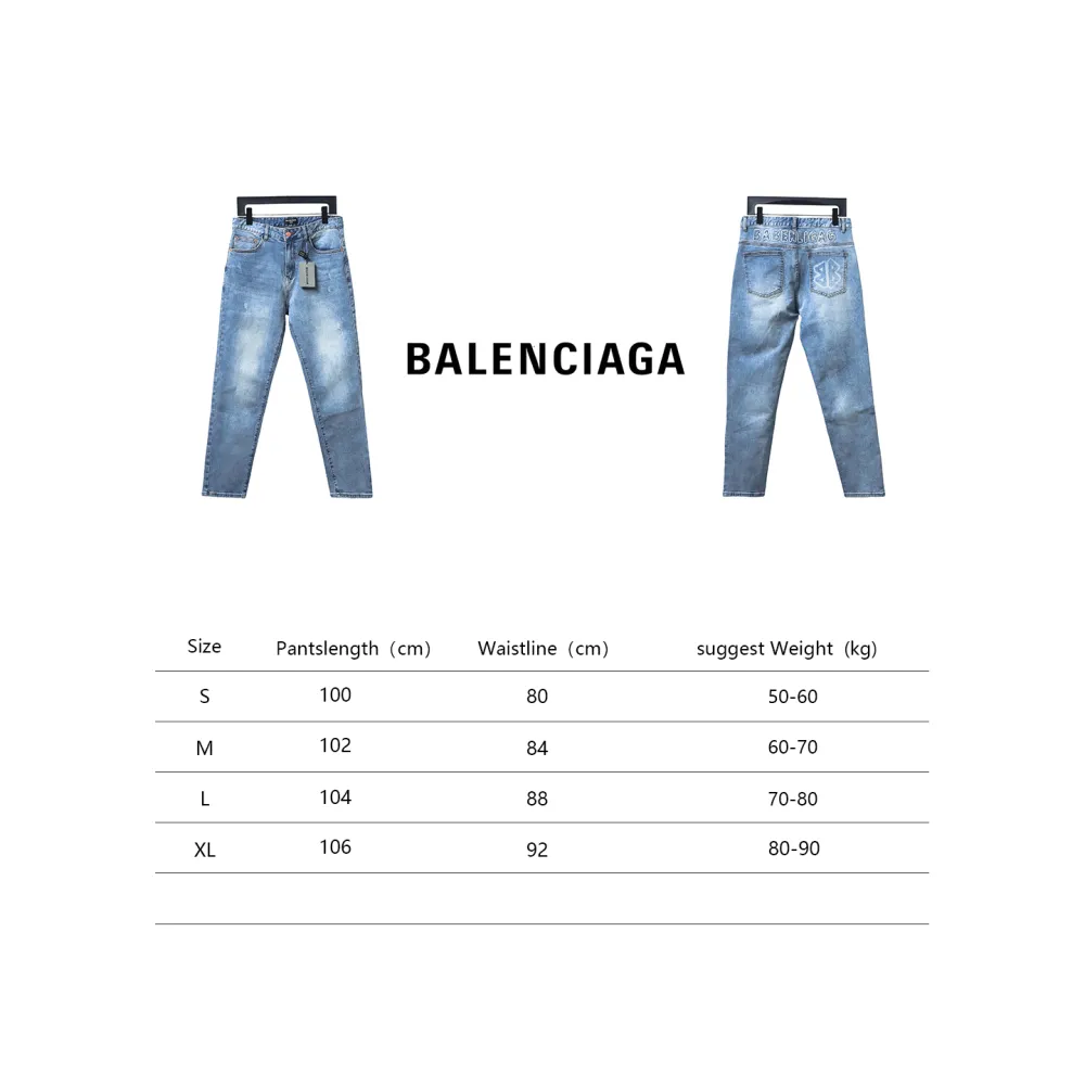 Balenciaga back pocket double B Jeans