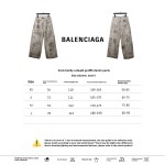  Balenciage catwalk graffiti denim Jeans