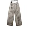 Balenciaga catwalk graffiti denim Jeans