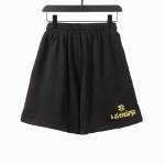 Balenciage distressed tape Short Pants black
