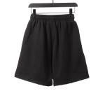  Balenciage distressed washed cola embroidered Short Pants