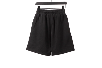 Balenciaga distressed washed cola embroidered Short Pants 02